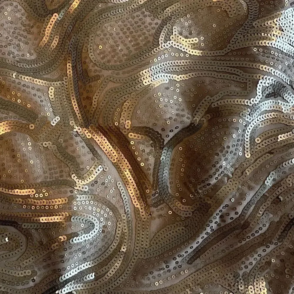 Kenneth Cole Reaction Home Rose Gold Sequin Pillow Covers, Set of 2 | SZ 15 x 15